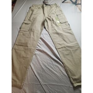 NWT 5.11 Tactical Series Men's Khaki Cotton Canvas Cargo Pants 34 Waist 34 Insea
